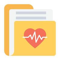 Medical Folder Concepts vector