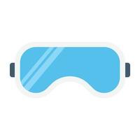 Trendy Goggles Concepts vector