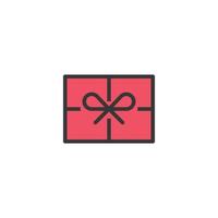 Gift box icon vector illustration