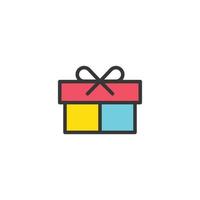 Gift box icon vector illustration