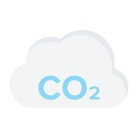 conceptos de dióxido de carbono vector