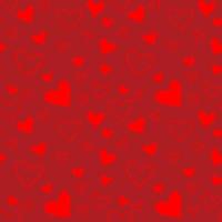 Seamless endless pattern in the form of hearts. Repeat texture. vector
