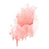 Red watercolor blood splash on a white background vector