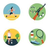 Daily life activities concepts vector