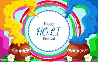 Holi Festival Background vector