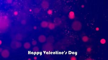 Happy Valentine's day video. Romantic concept for Valentine's day video