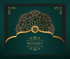 Set of Luxury geometric gold gradient mandala background. This design perfect for Ramadan background, Invitation card,  design for any card, birthday, other holiday. vector