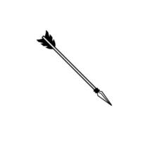 Arrow. Tribal weapons for archery vector