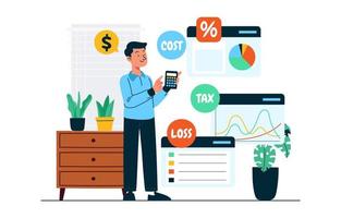 Accountant Counting Profit vector