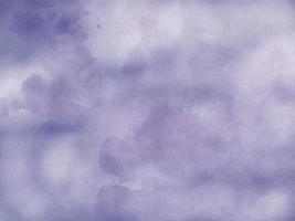 Purple Watercolor Painting Background on Paper texture photo