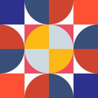 Geometry minimalistic artwork poster with simple shape and figure. Abstract vector pattern design in Scandinavian style for web banner, business presentation, branding package, fabric print, wallpaper