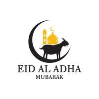 logotipo de eid al adha, vector de logotipo islámico