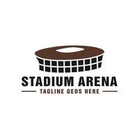 stadium arena building inspiration illustration logo vector