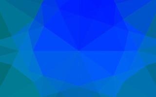 textura de mosaico hexagonal de vector azul claro.