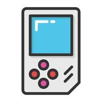 un dispositivo portátil, gamboy vector