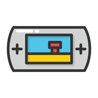 Gamepad or gaming console vector