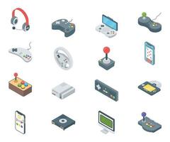 Gaming Accessories Concepts vector