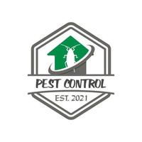 logotipo de control de plagas, logotipo de pesticidas vector