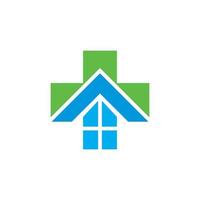 logotipo de atención médica, logotipo de la clínica vector