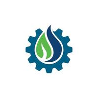 logotipo de petróleo y gas, logotipo industrial vector