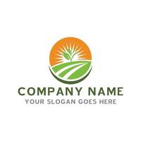 farm logo , agriculture logo vector