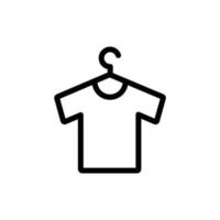 Clothe With Hangger Icon vector