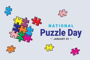 vector graphic of Puzzle Day