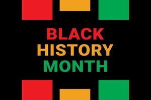 vector graphic of Black History Month