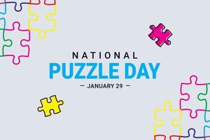 vector graphic of Puzzle Day