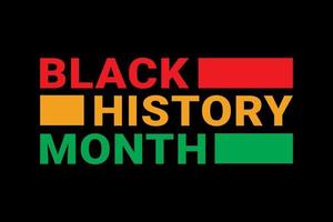 vector graphic of Black History Month