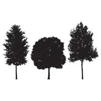 Trees Silhouette 2 vector