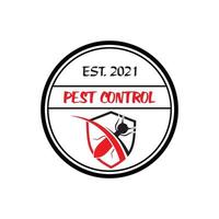 logotipo de control de plagas, logotipo de pesticidas vector