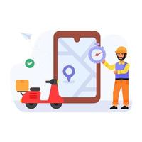 Choose from online products, ecommerce flat vector