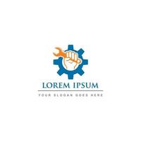 engineering industry logo , mechanic logo vector