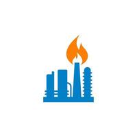 Petrochemical Vector , Industrial Logo Vector