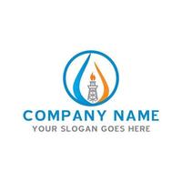 gas and oil logo , industrial logo vector