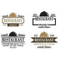 A Set Of Restaurant Vector , A Set Of Food Logo