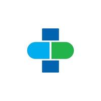 logotipo de atención médica, logotipo farmacéutico vector