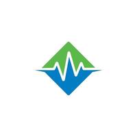 pulse healthy logo , medical logo vector