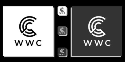 símbolo monograma forma letras ilustración arte simple línea moderna icono con plantilla de aplicación vector