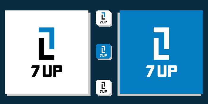 symbol monogram shape letters illustration art simple modern line icon with app template vector