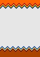Editable Abstract Vector with Colorful Zigzag Lines for Text Background