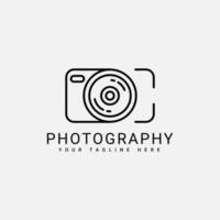 Photography Logo Design Templates With Camera Icons vector