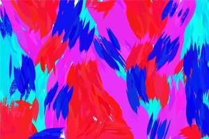 Decorative Line Brushed Splash Painted Abstract Background. Vibrant paint pattern backdrop. Chaotic brushstrokes painting. vector