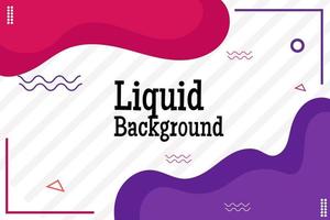 Set of modern abstract  Liquid coanlor banners. Flat geometric shapes of different colors with black outline. Modern design isolated white background C use for background on website or mobile apps. vector