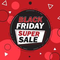 Design Black friday sale banner template for promotion on social media and website vector