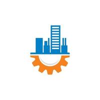 construction logo , manufacture logo vector