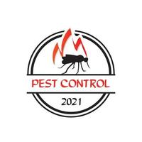 logotipo de control de plagas, logotipo de pesticidas vector