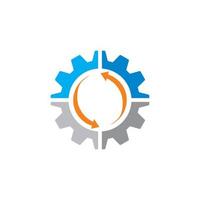 Engineering Industry Logo , Mechanic Logo vector