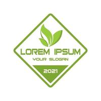 logotipo de jardín, vector de logotipo de medio ambiente